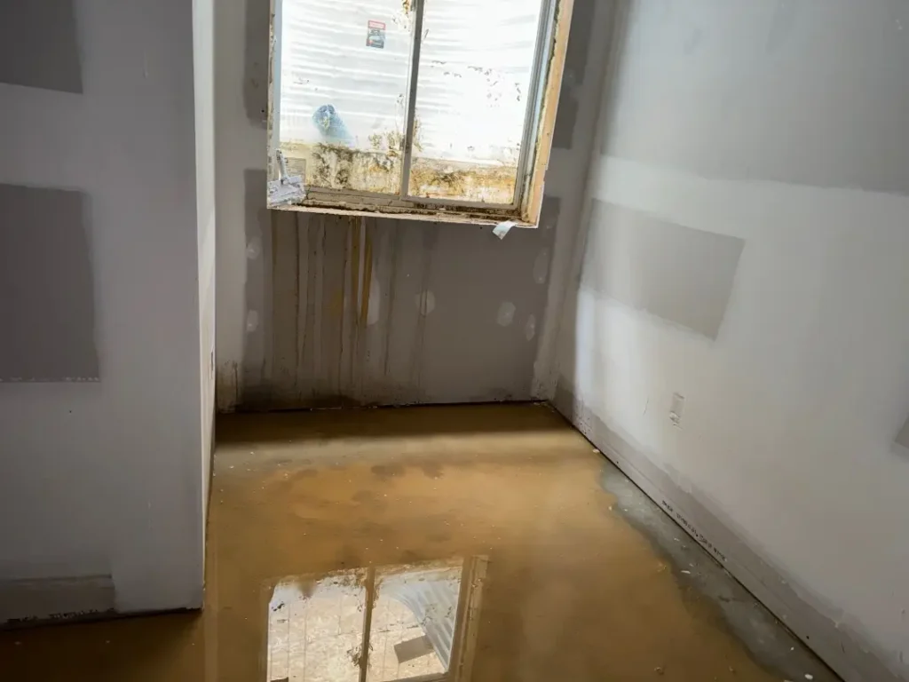 Emergency water damage restoration